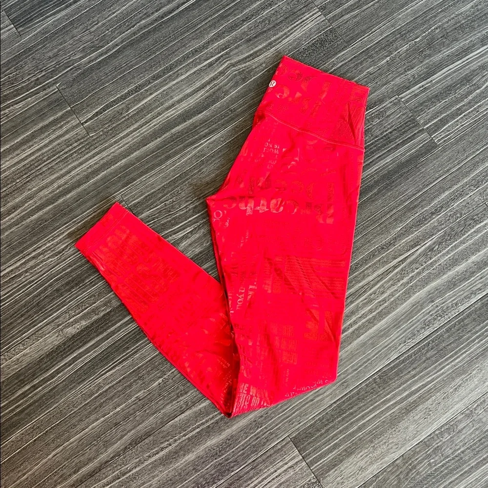 Lululemon Wunder Under 20 Year Manifesto Leggings